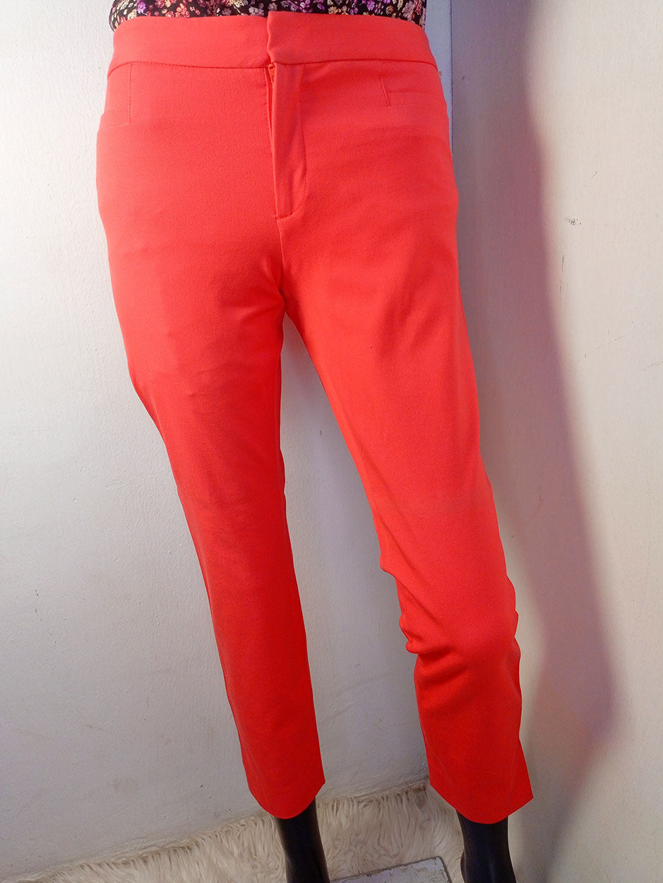 Banana Republic Orange Chinos Pant Modern Sloan