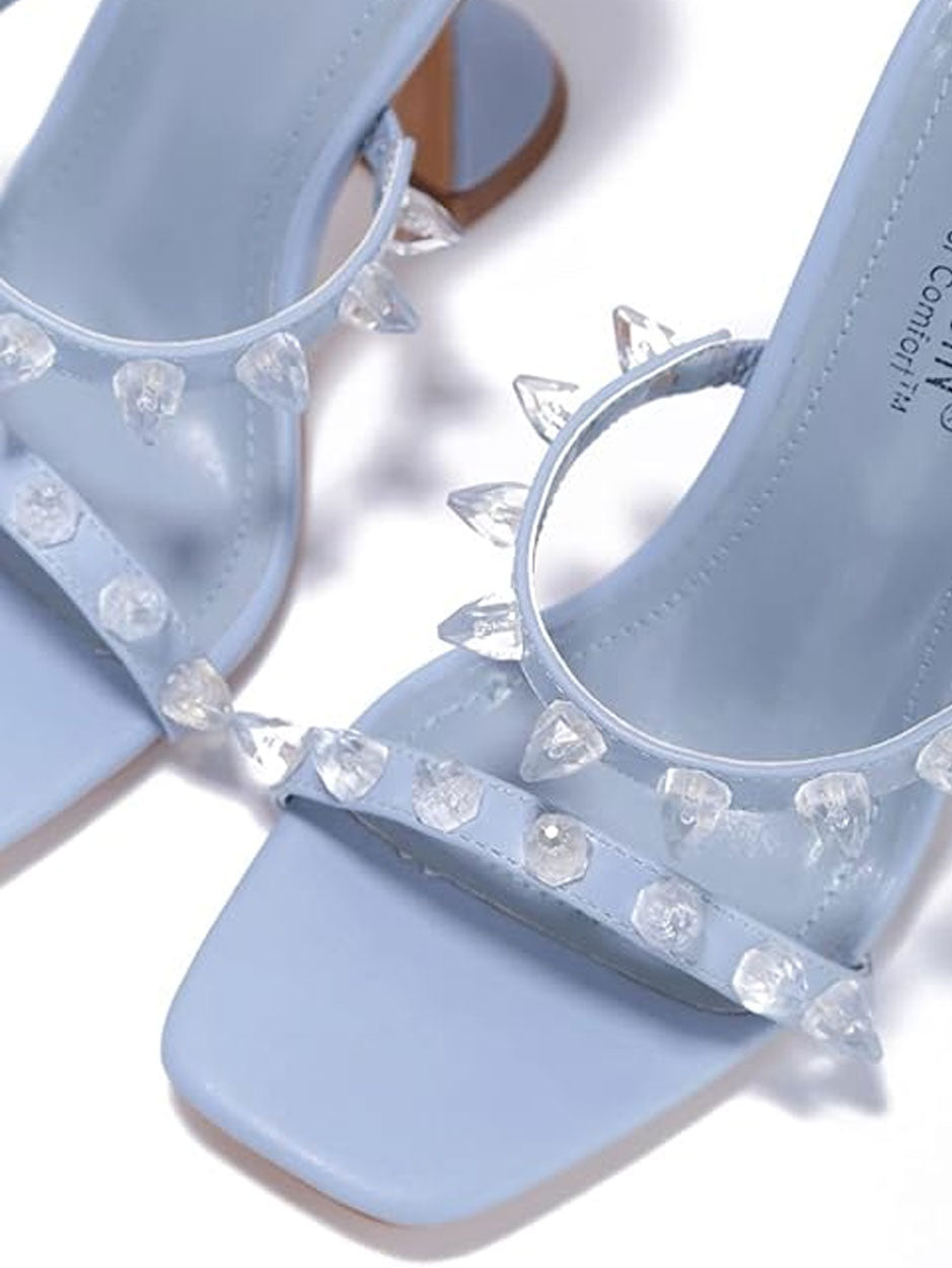 Cape Robbin Sky Blue Mules Mayqueen