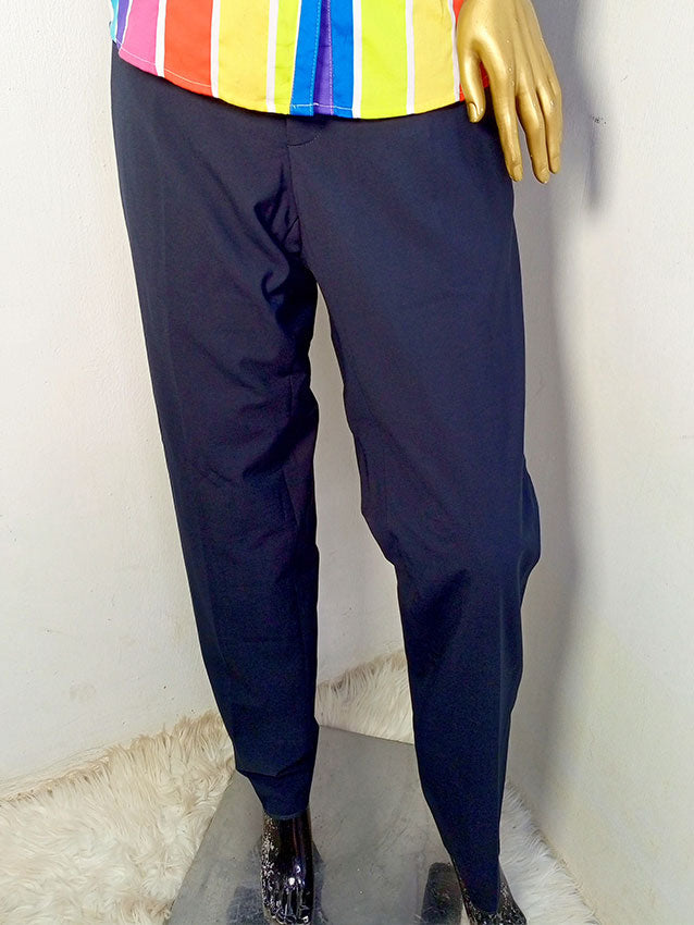 Giorgio Armani Plain Trouser Blue Black