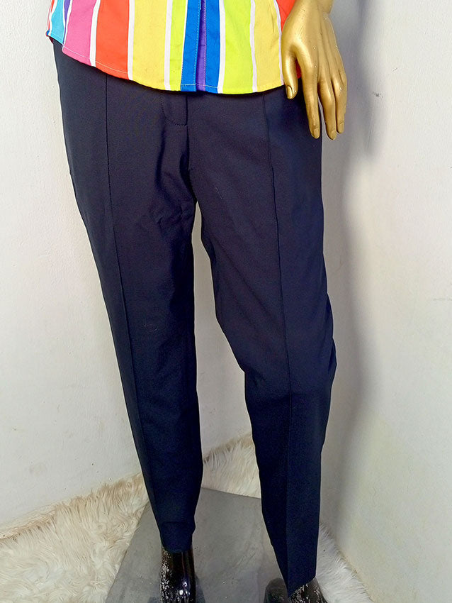 Giorgio Armani Pleated Trouser Blue Black Trouser