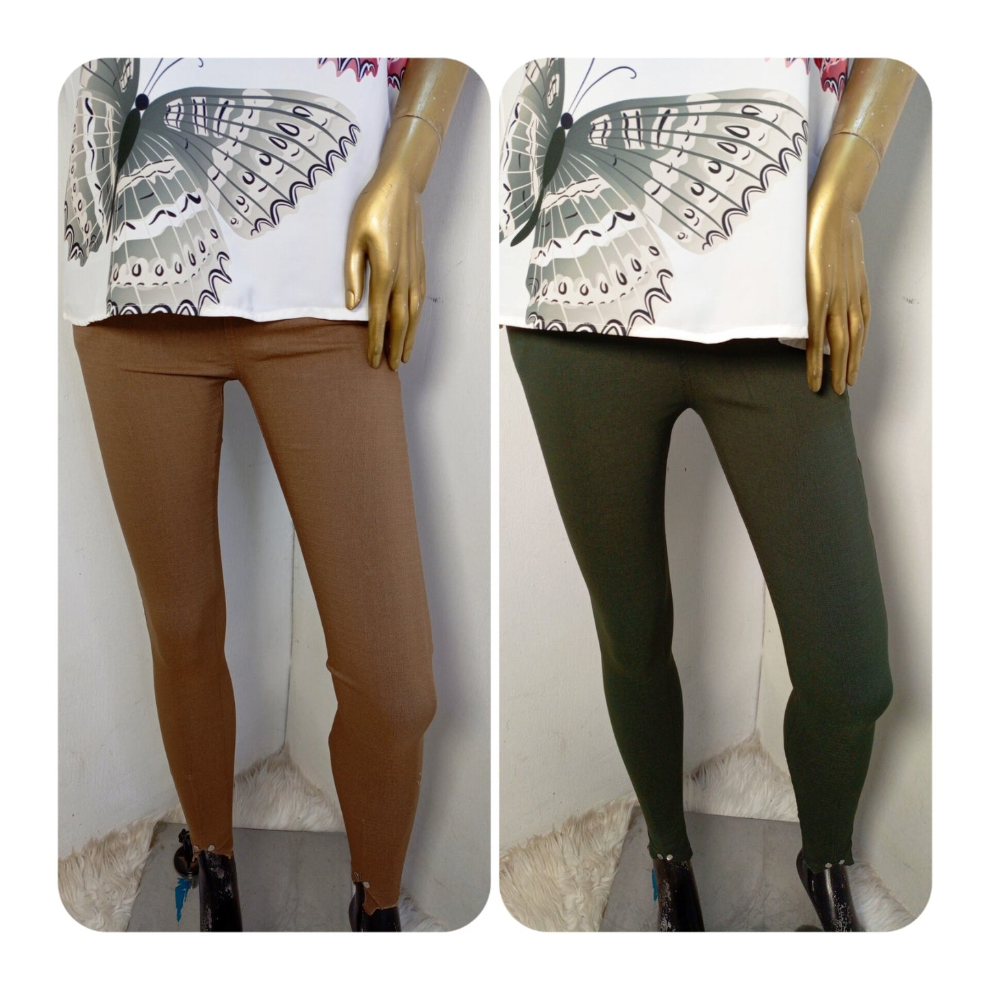 JENNY JEGGINGS DOUBLE PRESS BUTTON
