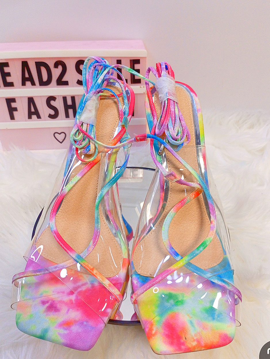 LILIANA MULTI COLOR STILLETO SANDAL