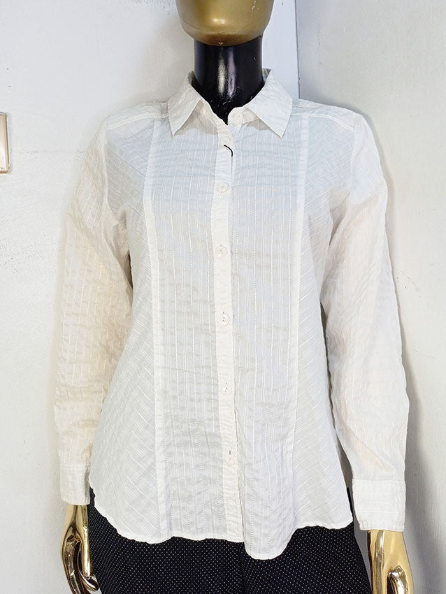 Lobjle White Shirt Long Sleeve