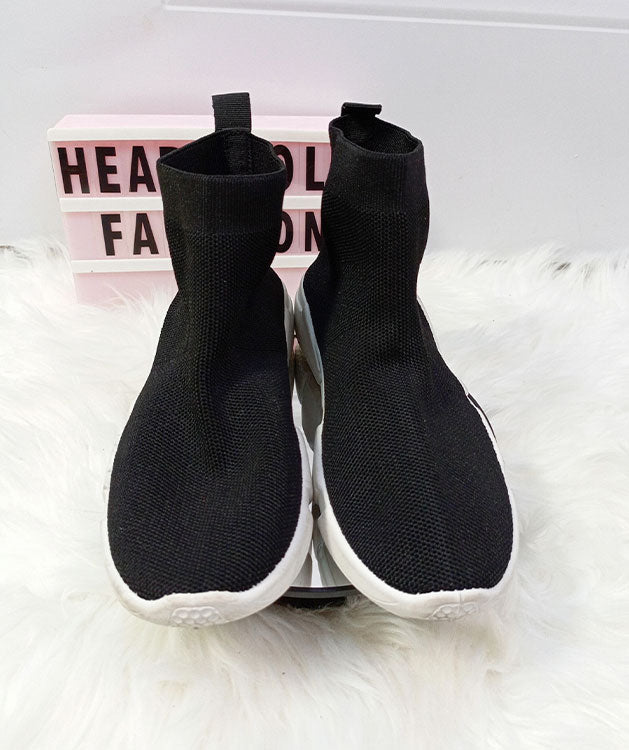Mata Black Ankle Sneakers