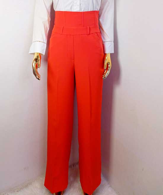 NY&C ORANGE PANT PALAZZO