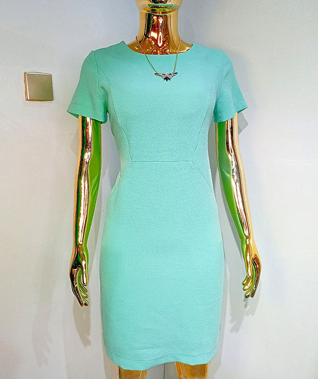 Rosette Mint Green Dress
