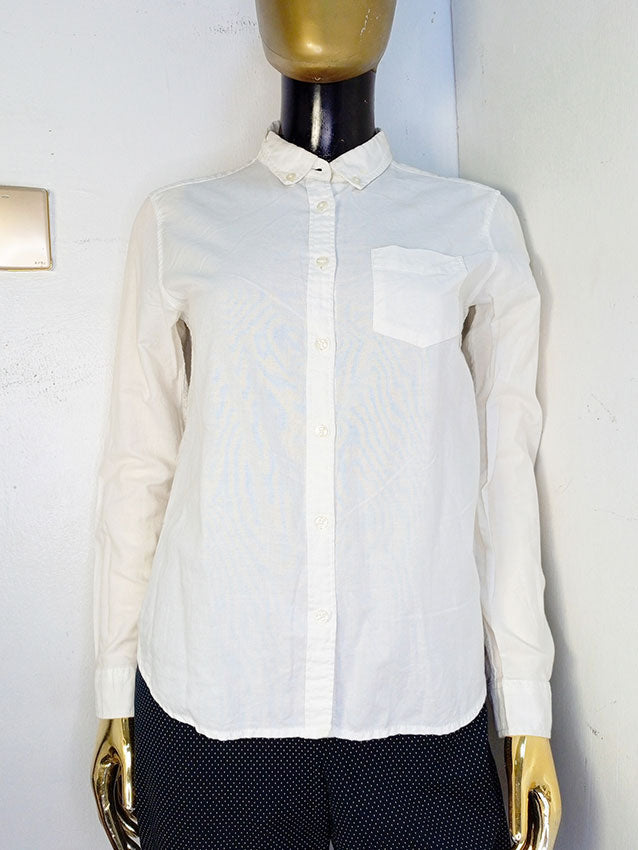 Wear Mart White Shirt Long Sleeve