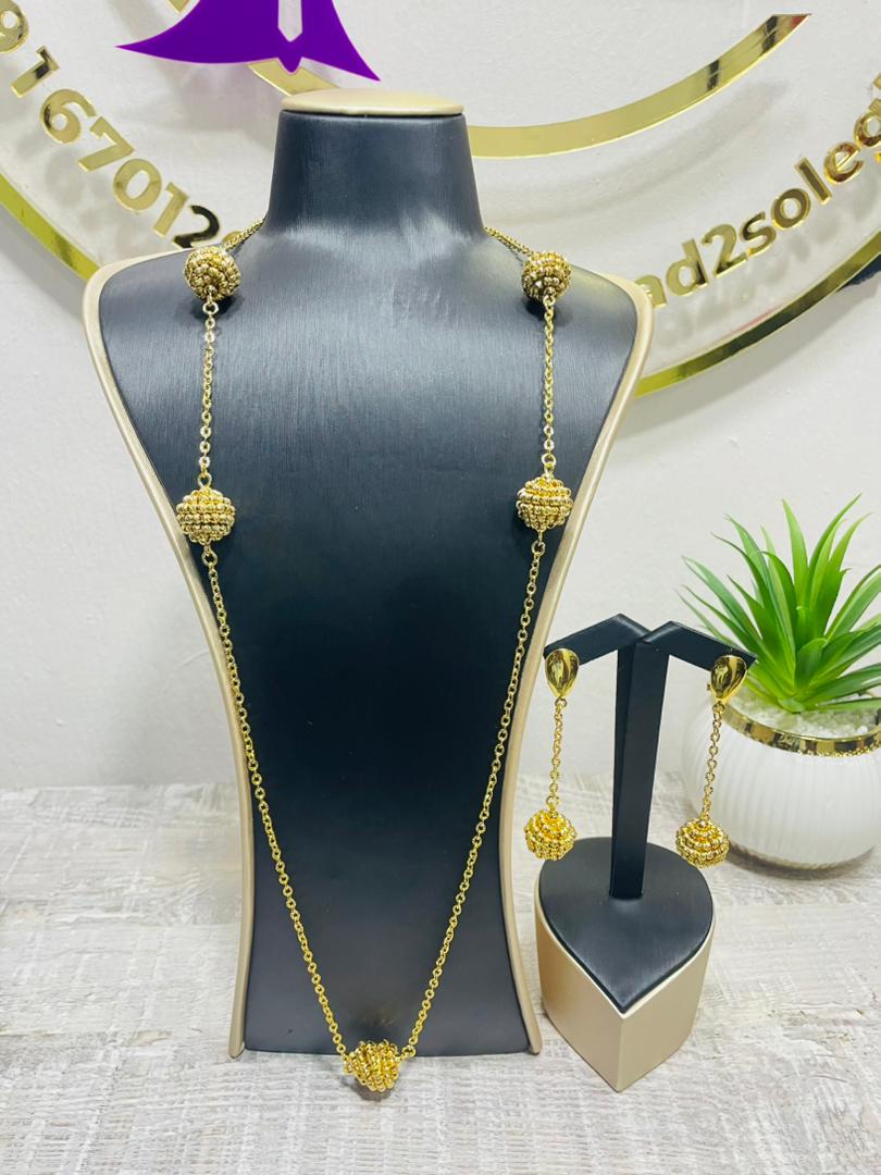 Corporate Jewelry set 2 piece chain set