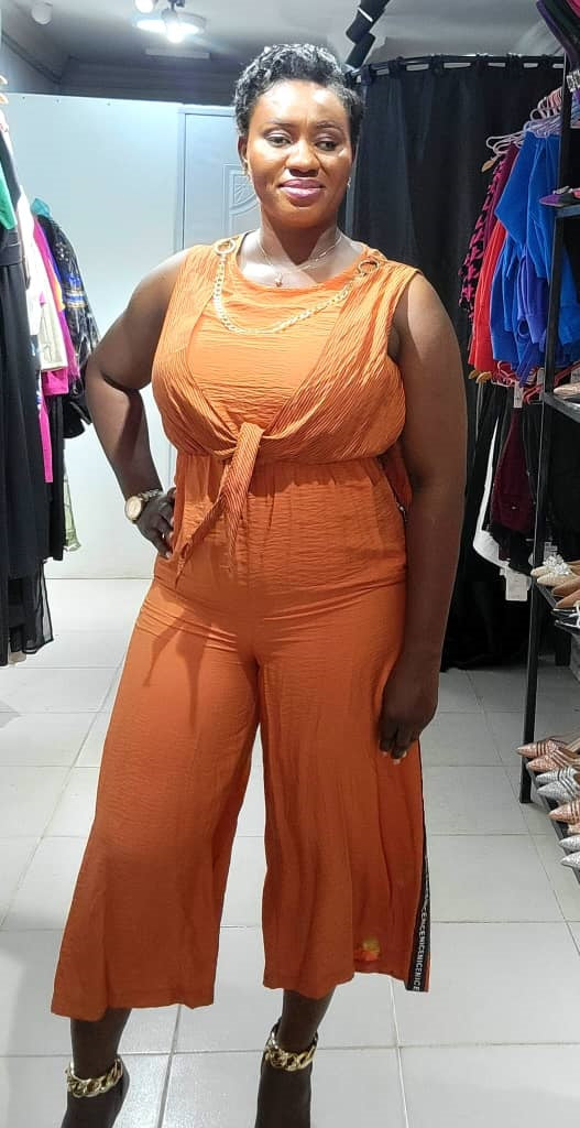 Ertu Burnt Orange Jumpsuit