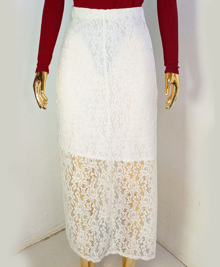 Faded Glory White Skirt