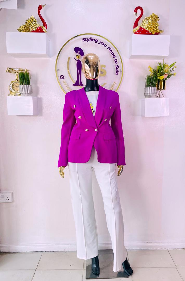 COPPERROSE PURPLE BLAZER