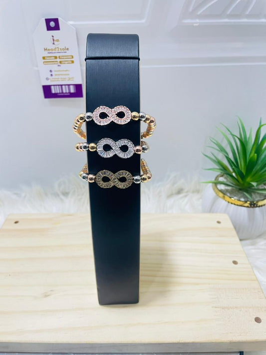 3 piece set of tricolor (3 tones)bracelet