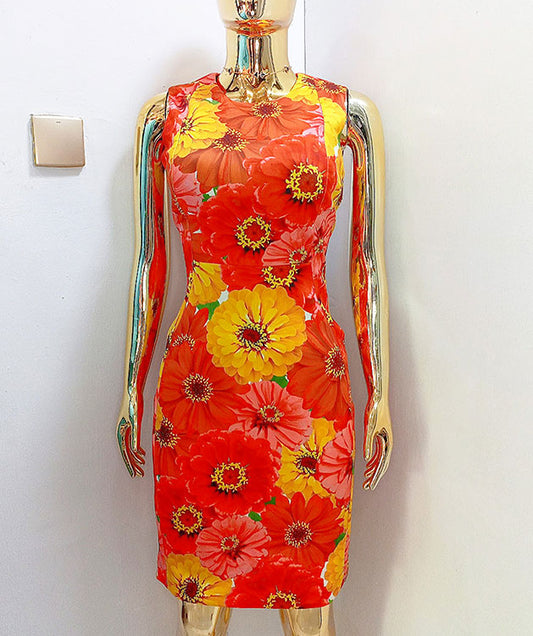 Calvin Klein Orange  Dress