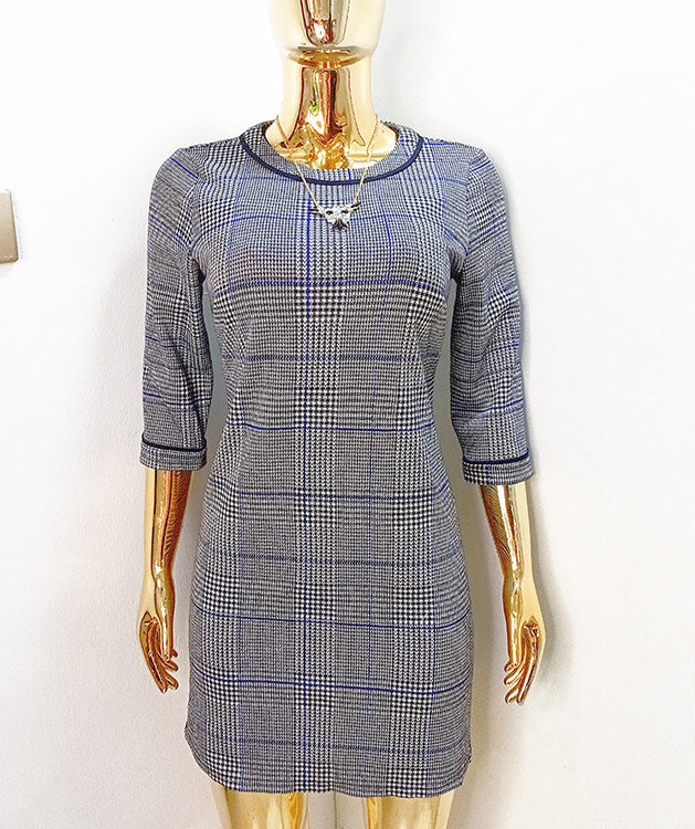 Dorothy Perkins Check Dress 3/4 Sleeve Dress