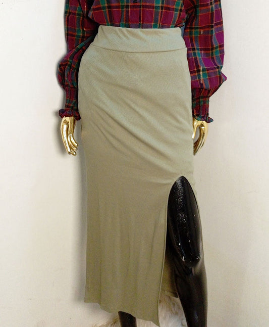 Hearts & Hips Army Green Skirt