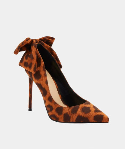 NY&C LEOPARD SKIN STILETTO DEMI HEEL