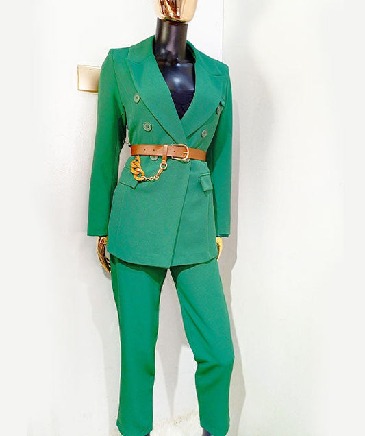 Lara Bella Green Pant Suit