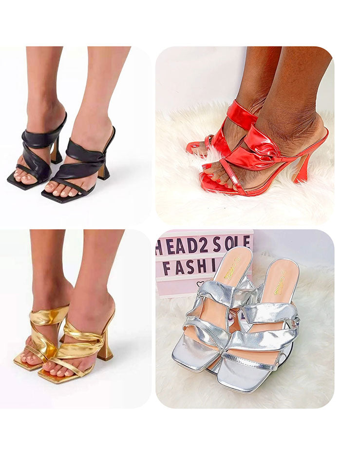 MATA PATENT LEATHER HEELS IN VARIOUS COLOURS