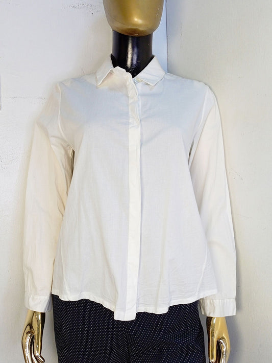 Maria Canela White Shirt Long Sleeve