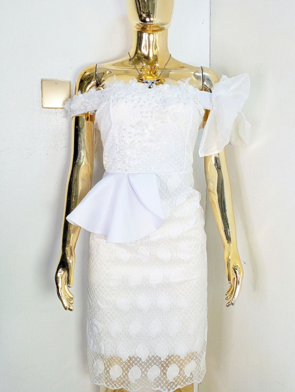 New Co Bella White Lace Dress