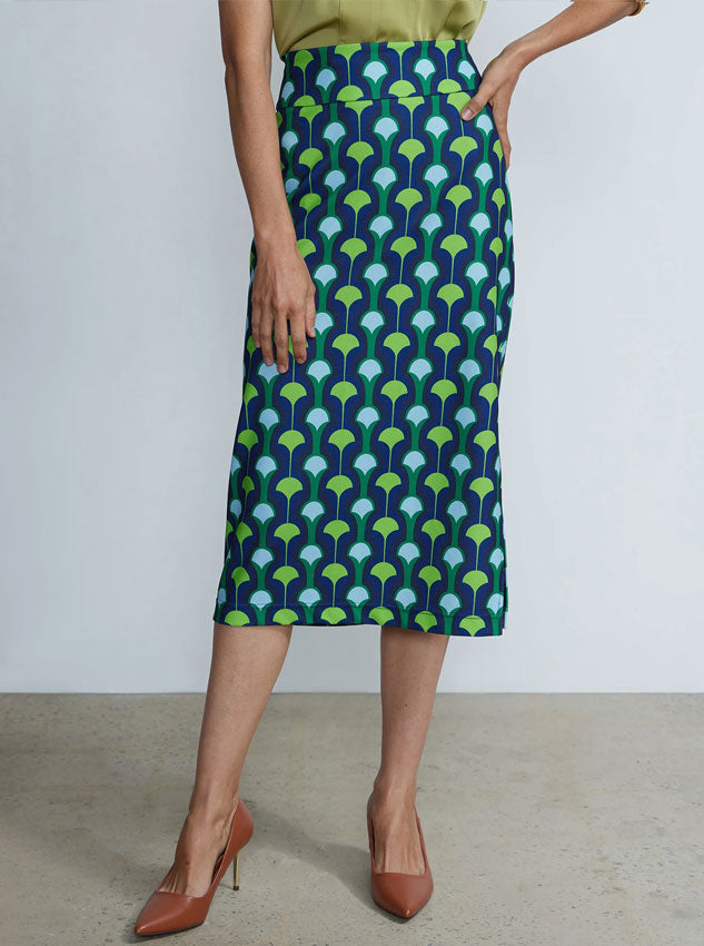 Ny&C Green Patterned Skirt