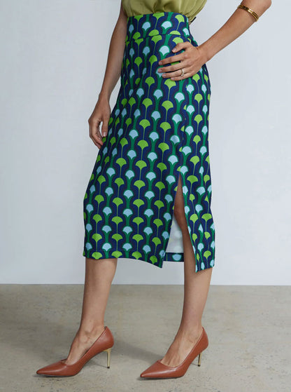 Ny&C Green Patterned Skirt