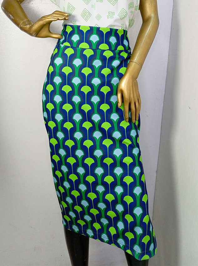 Ny&C Green Patterned Skirt