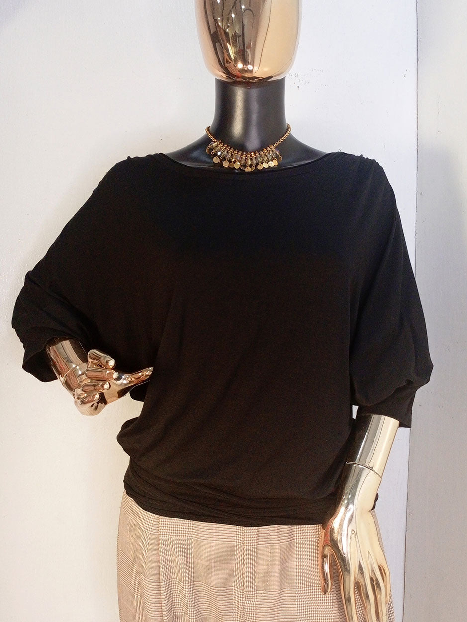 Sophie Max Black Top Blouse