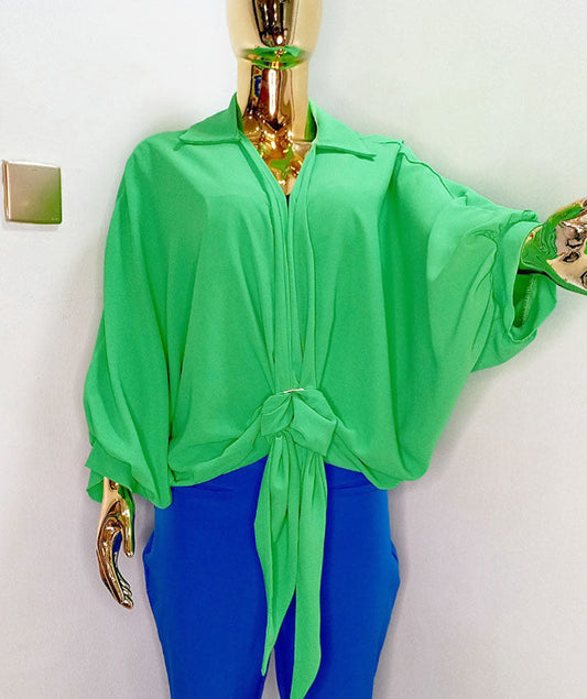 Sauvage Green Blouse