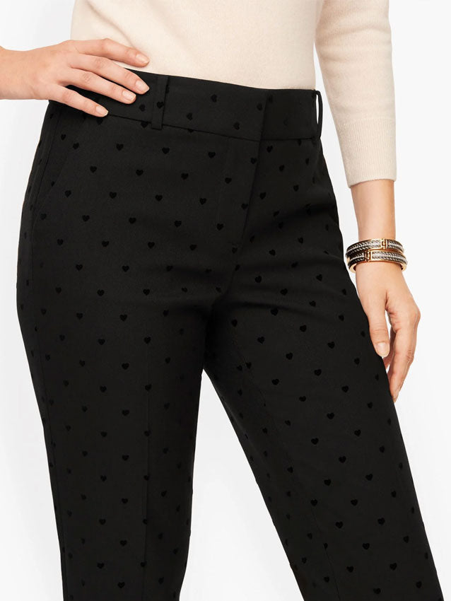 TALBOTS BLACK DOTS PANT HAMSPHIRE ANKLE