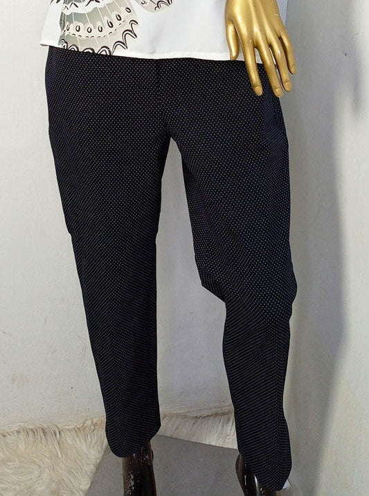 Talbots Black With Dots Pant Hampshire Ankle