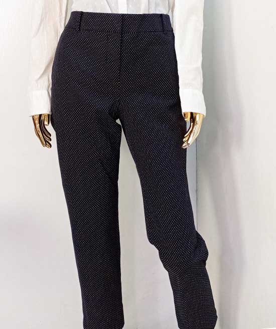 TALBOTS BLACK PANT HAMSPHIRE ANKLE