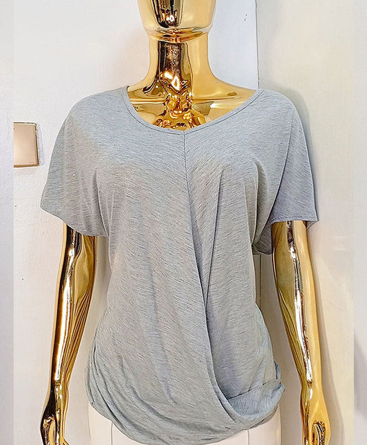 Tangerine Grey Top