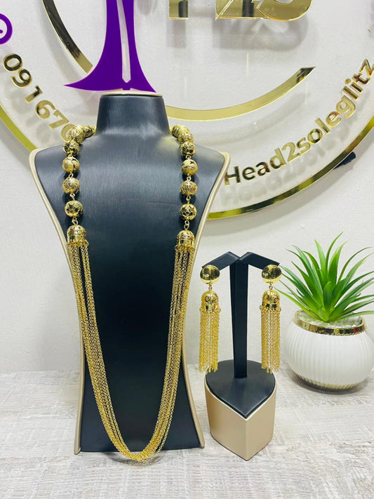 Corporate Jewelry set 2 piece chain set