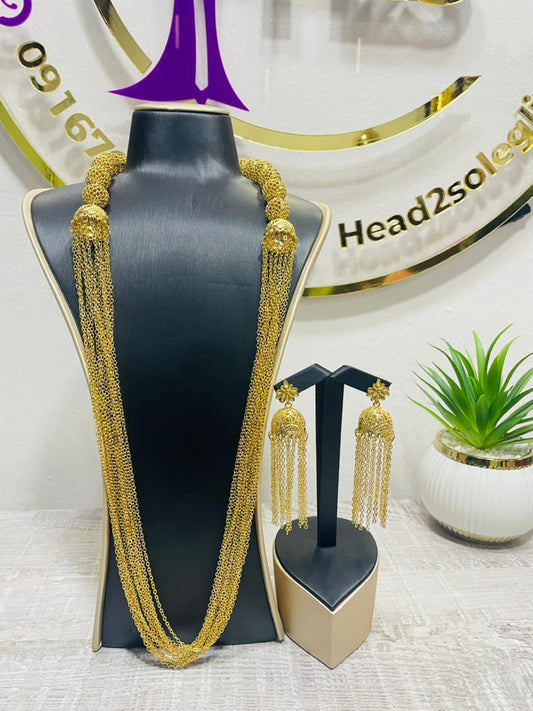 Corporate Jewelry set 2piece chain set