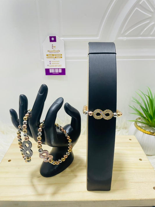 3 piece set of tricolor (3 tones)bracelet