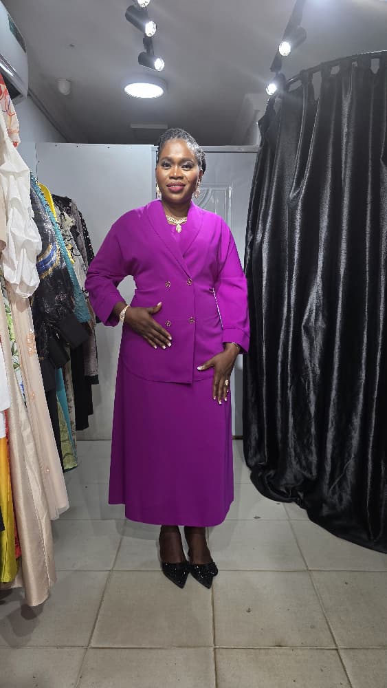 NO JOOM Fuxia Pink 2-piece Blazer and Dress