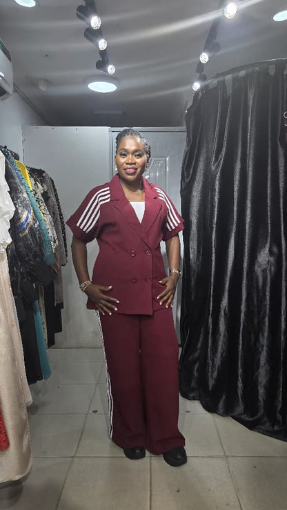 HANIQA	Wine with White stripped 2-piece