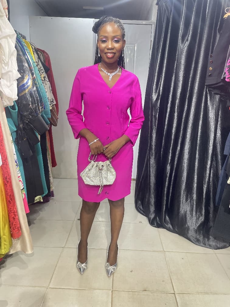 ROXELAN Fusya Pink Shirt Dress