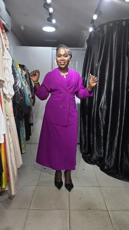 NO JOOM Fuxia Pink 2-piece Blazer and Dress