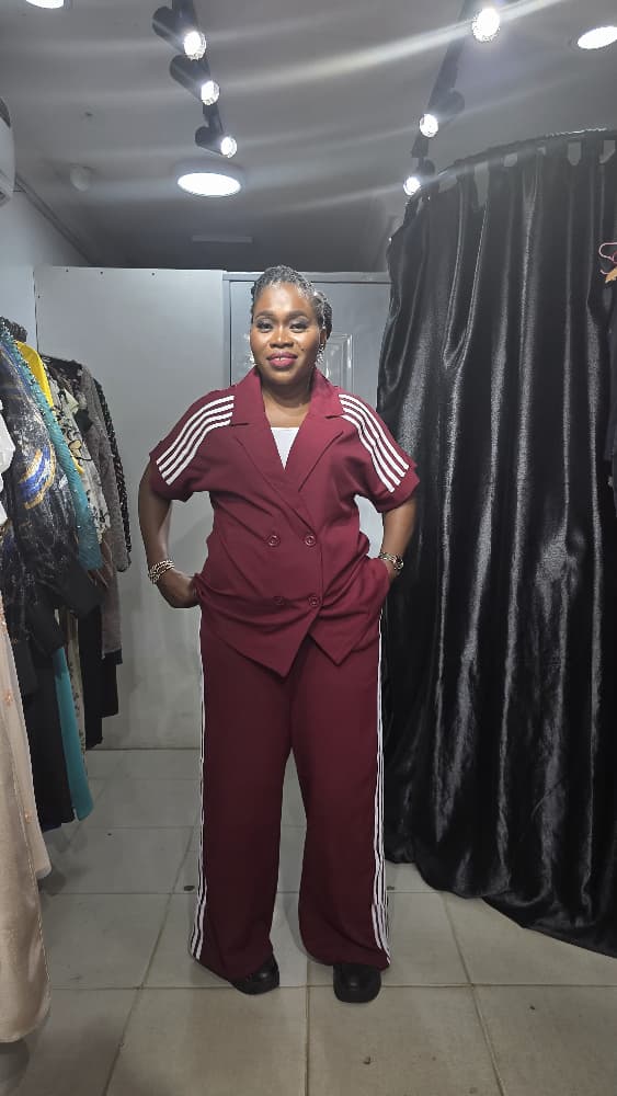 HANIQA	Wine with White stripped 2-piece