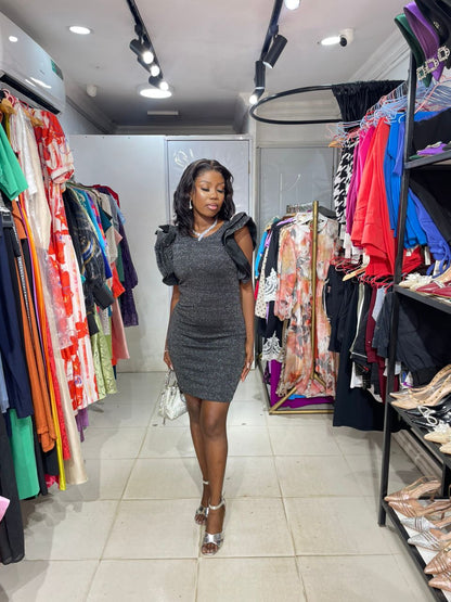 Blashe Black Shimmery Dress