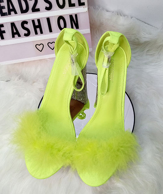 CAPE ROBBIN LEMON SANDAL WITH CHAIN PHILOSOPHY